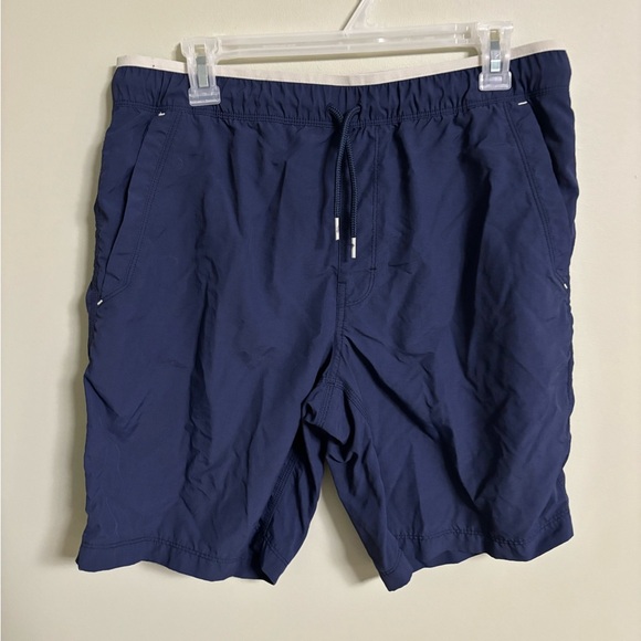 The North Face Men's 100% Nylon Baggies Athletic Shorts Navy Blue Size Medium - Picture 1 of 6